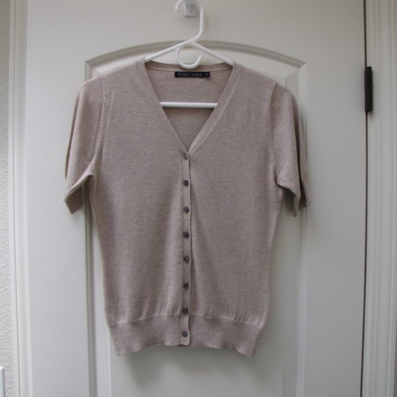 WoolOvers | Sweaters | Woolovers Short Sleeve Cardigan Small | Poshmark